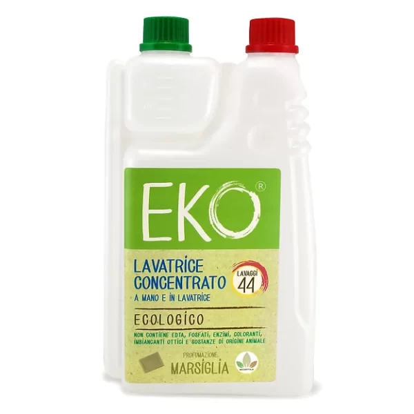 EKO detersivo ecologico lavatrice e bucato a mano super concentrato.