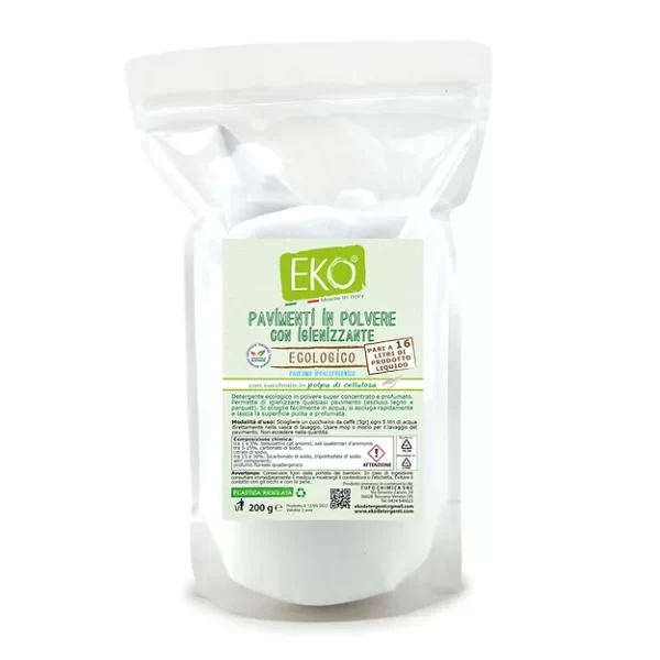 EKO detergente pavimenti ecologico in polvere super concentrato