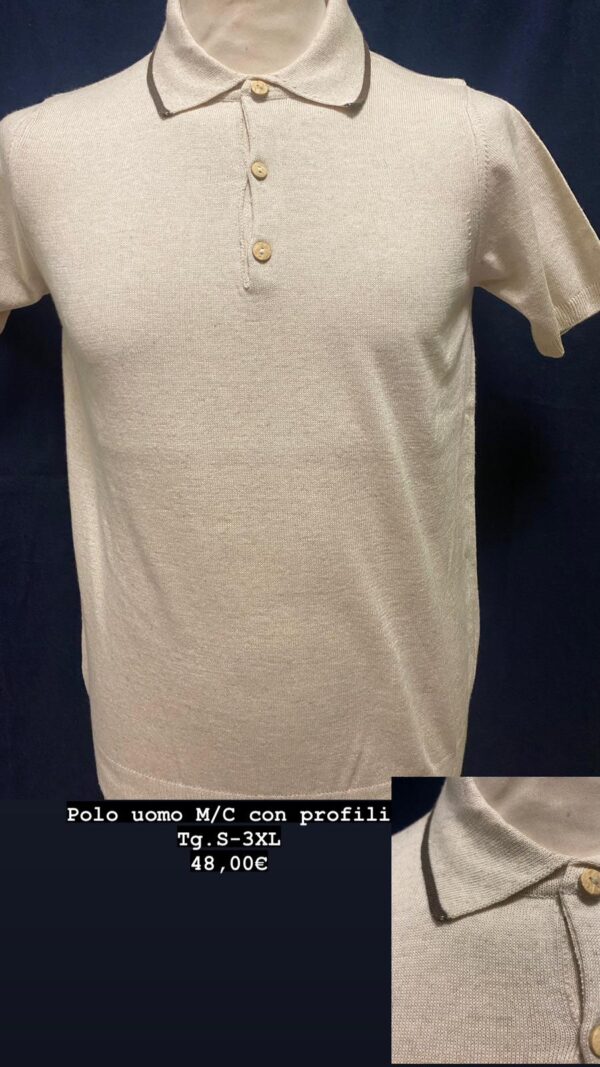 Polo Uomo con Profili